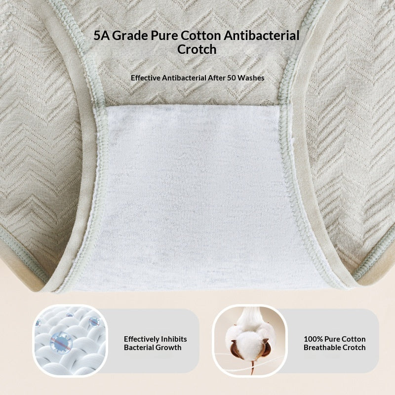 High-waisted Pure Cotton Period Panties For Women