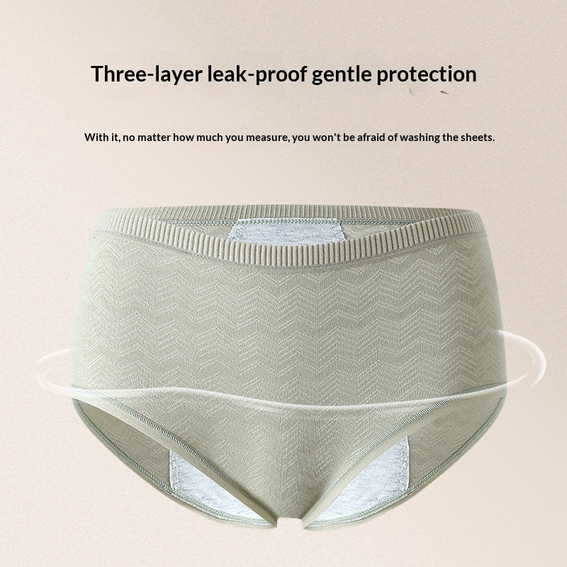 High-waisted Pure Cotton Period Panties For Women