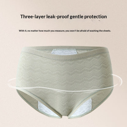 High-waisted Pure Cotton Period Panties For Women