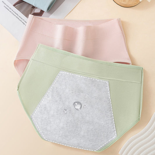 Mid-rise Cotton Period Panties For Women