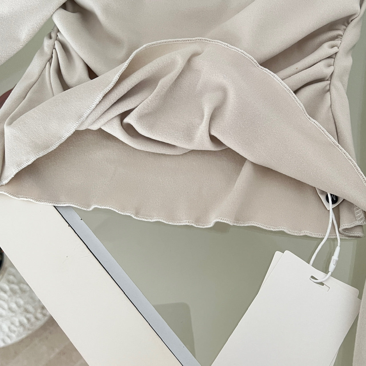 Women's Champagne Gold Sequin Two-Piece Evening Gown Set Ruched Top Mermaid Skirt Formal Party Dress