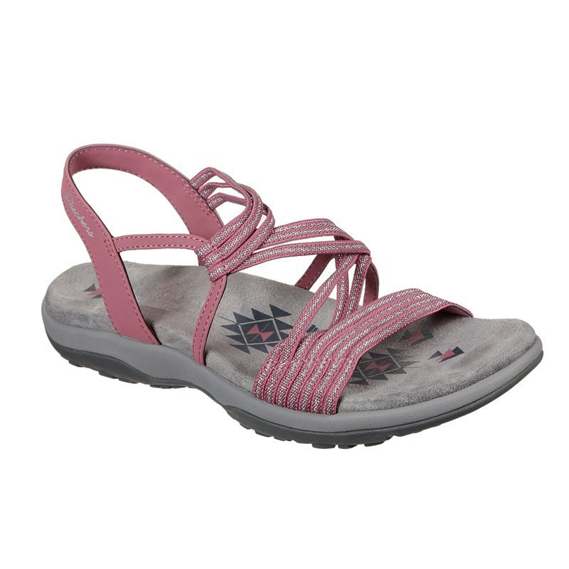 One-word Flat-bottomed Casual Comfortable Beach Outdoor Sandals