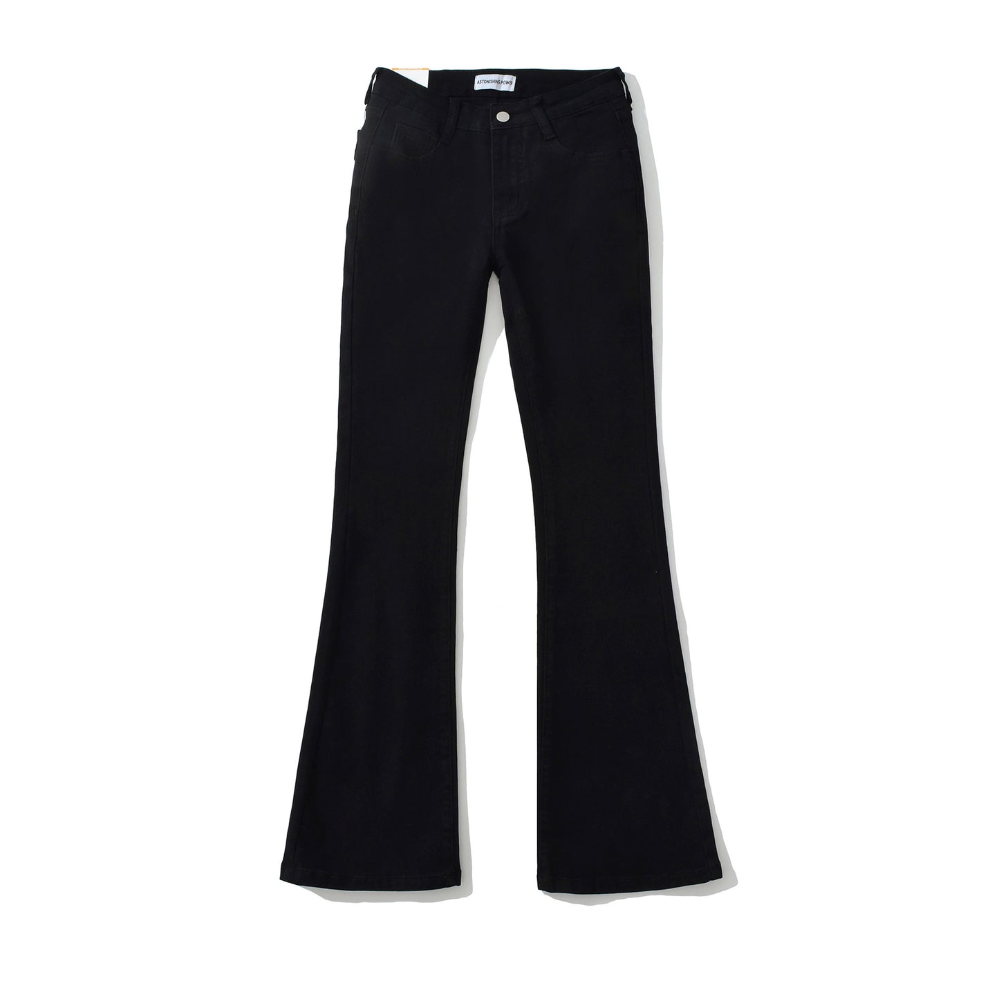 Womens Stylish Slim-fit Distressed Flared Jeans