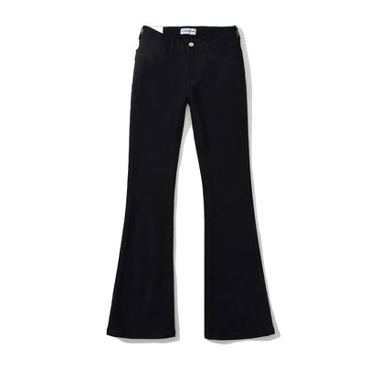 Womens Stylish Slim-fit Distressed Flared Jeans