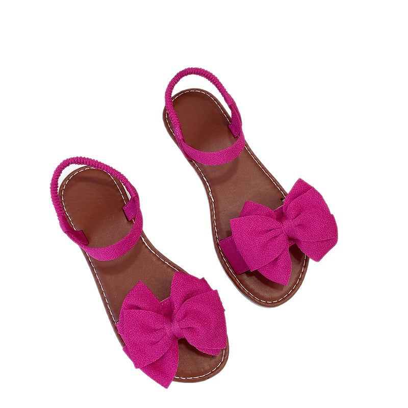 One-strap Sandals Fashionable For Outdoor Wear Flat-heeled