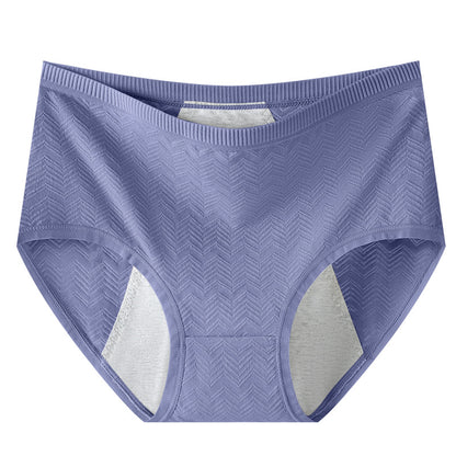 High-waisted Pure Cotton Period Panties For Women