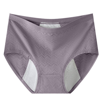 High-waisted Pure Cotton Period Panties For Women