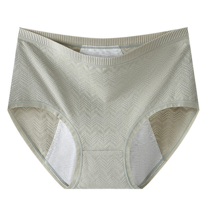High-waisted Pure Cotton Period Panties For Women